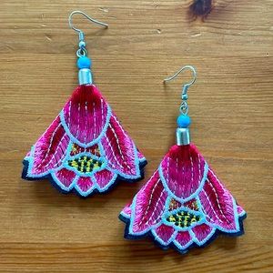 Large Summer Boho Statement Earrings